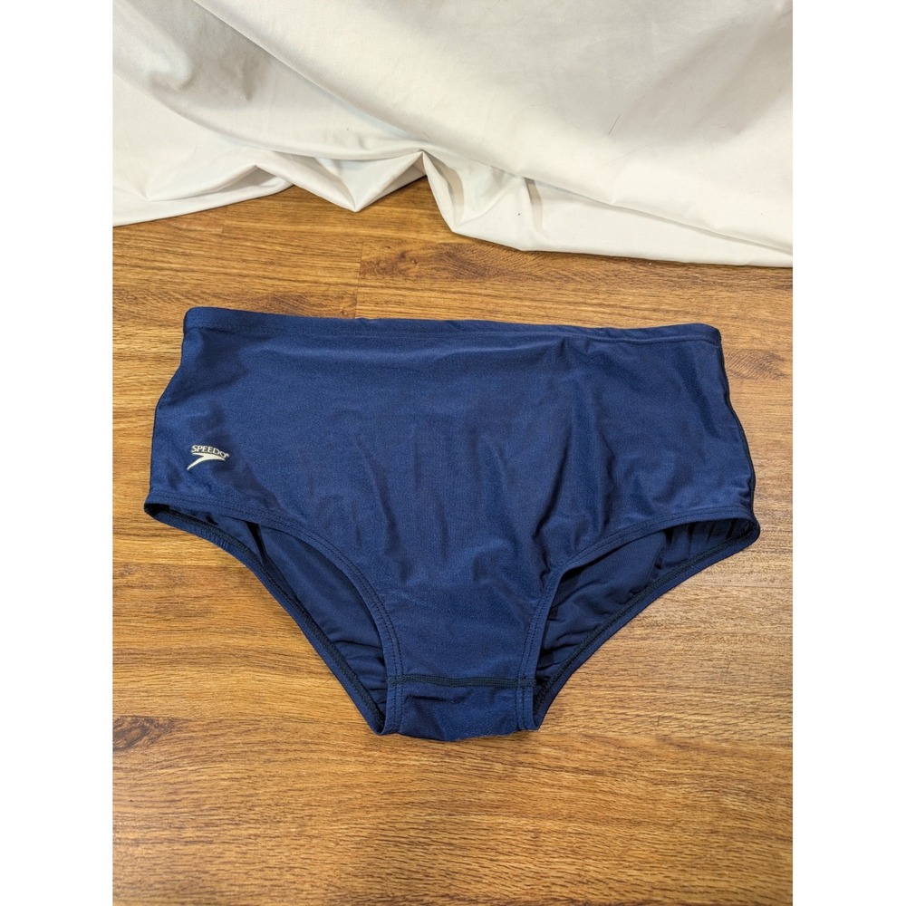 Speedo 70401 Mens Size 42 Navy Solid Dive Brief